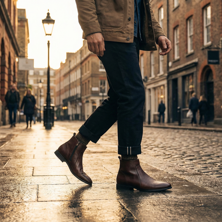 Men's Full-Grain Leather Boots – Rowan