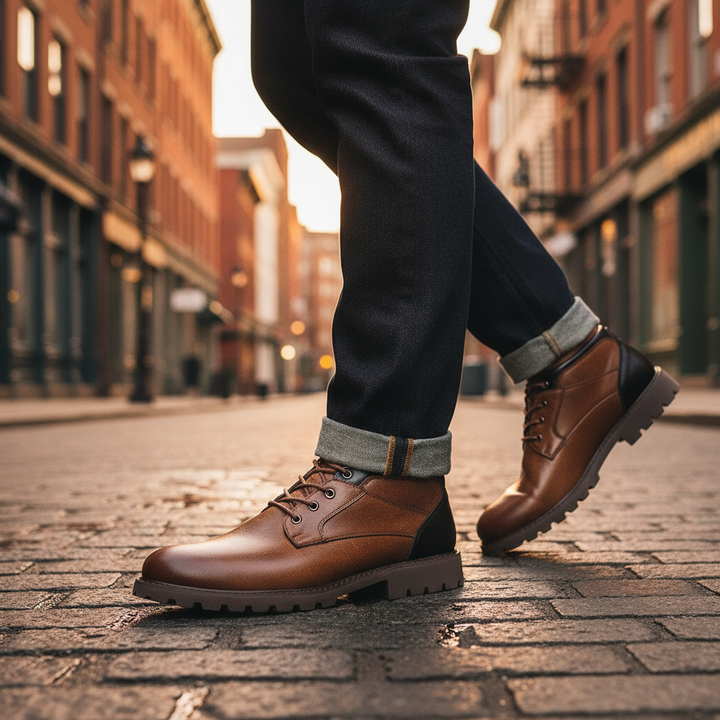 Men's Leather Boots – Dakota Rugged Style