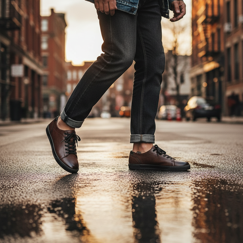 Men's Leather Low Shoes – Mercer Casual