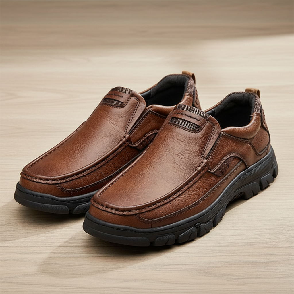 Men's Leather Loafers – Coastline Slip-On