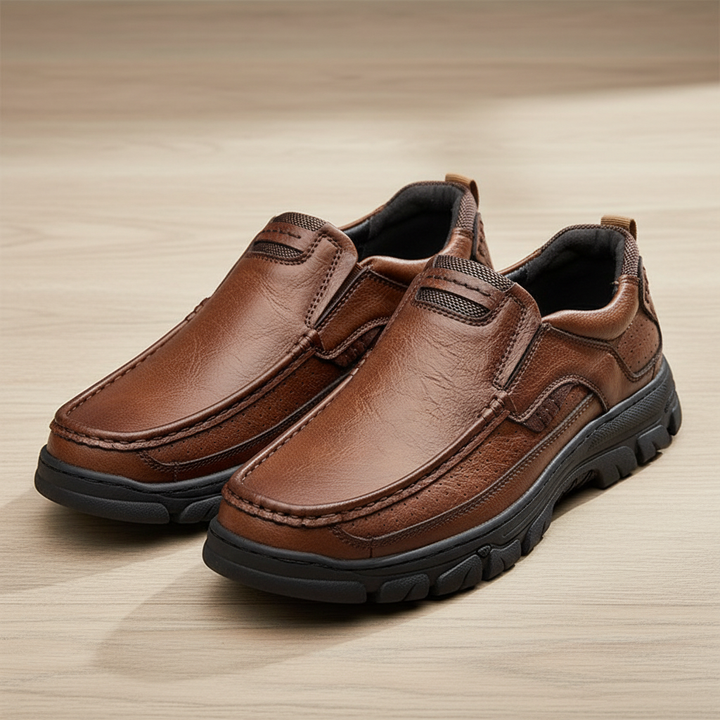 Men's Leather Loafers – Coastline Slip-On