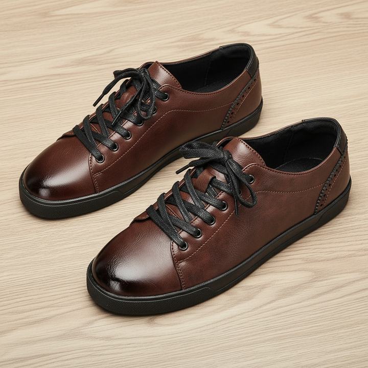 Men's Leather Low Shoes – Mercer Casual