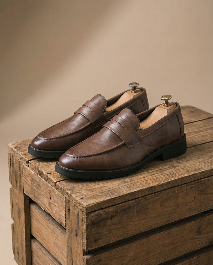 Men's Leather Loafers – Classic Smart Casual Style