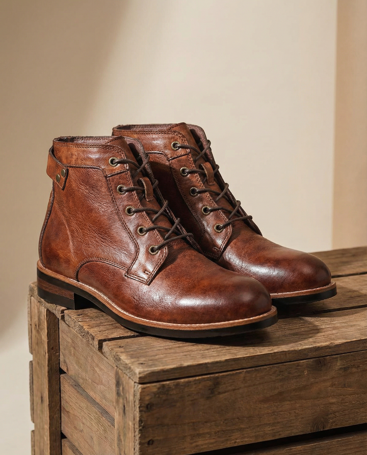 Men's Leather Boots – Rugged Everyday Comfort