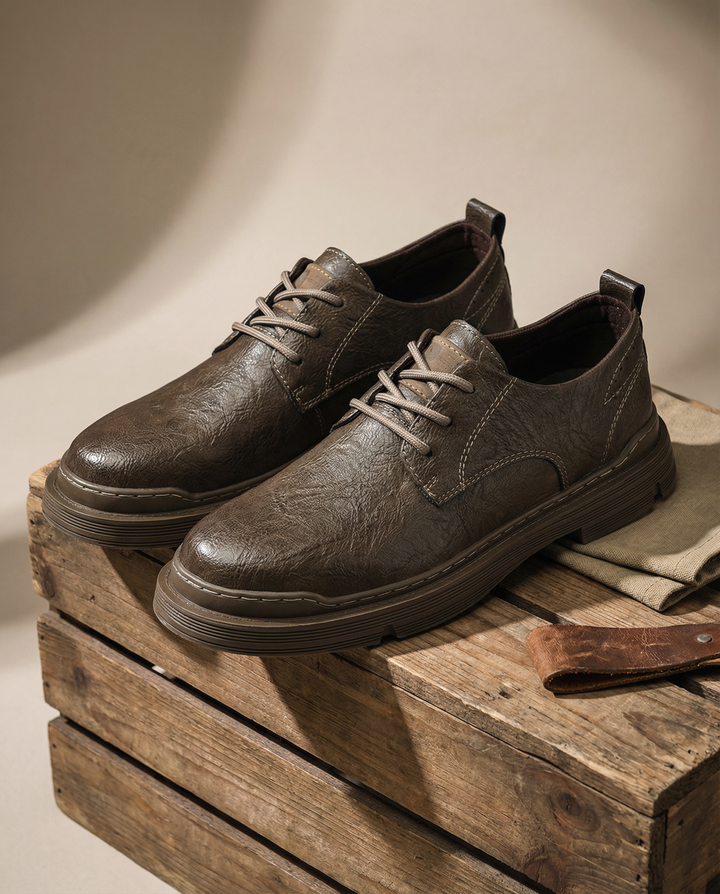 Men's Leather Derby Shoes – Stoneford