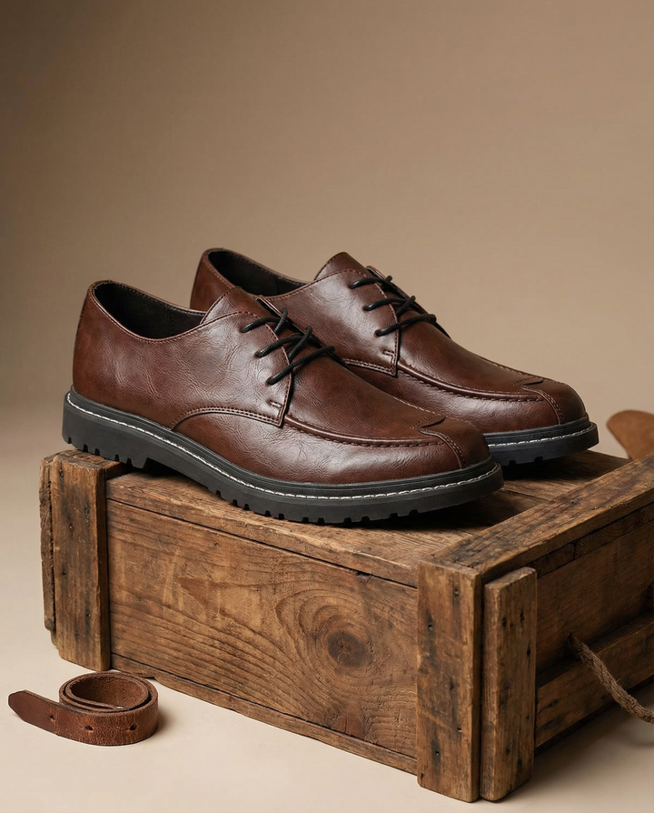 Men's Leather Derby Shoes – Ironbound