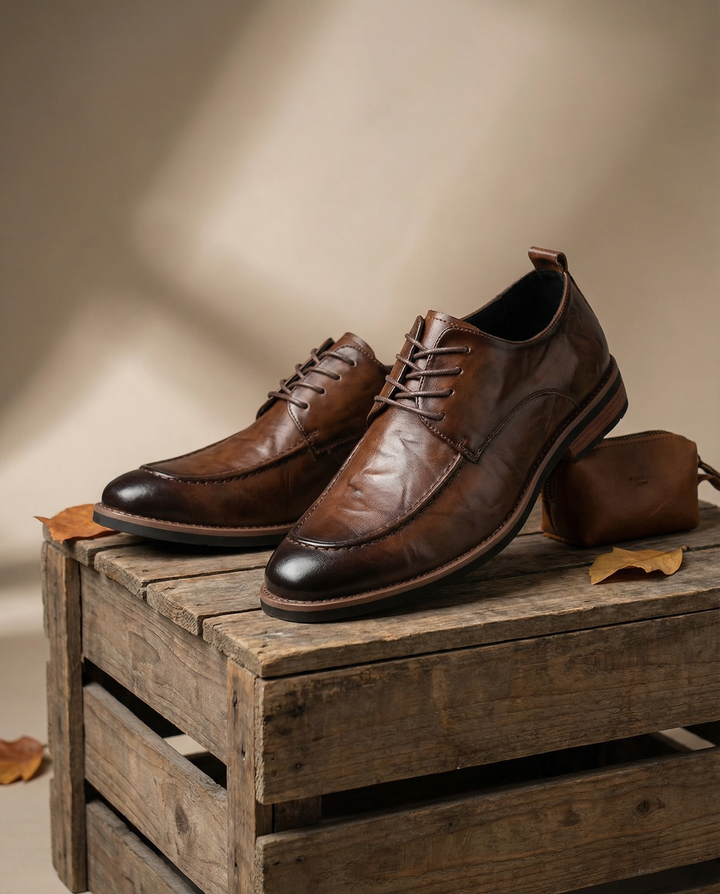 Men's Leather Derby Shoes – Alder