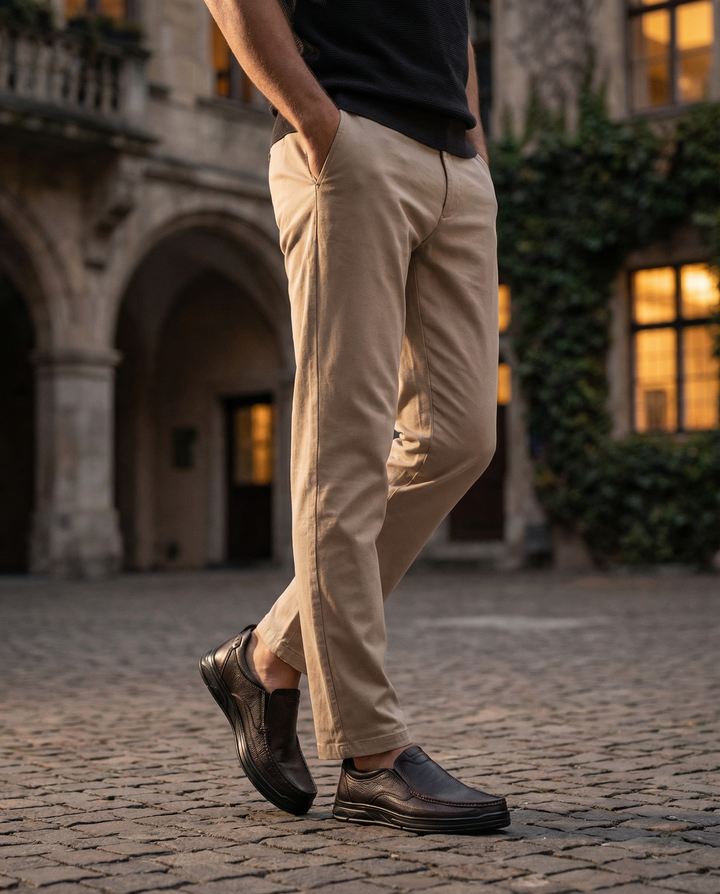 Men's Leather Slip-On Shoes – Ledger