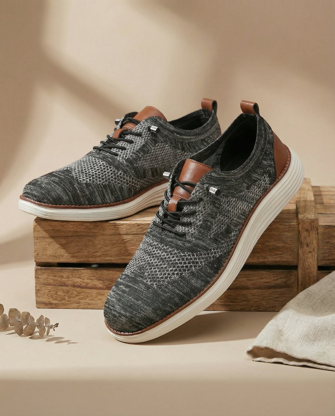 Men's Knit Sneakers – Wayfarer Comfort