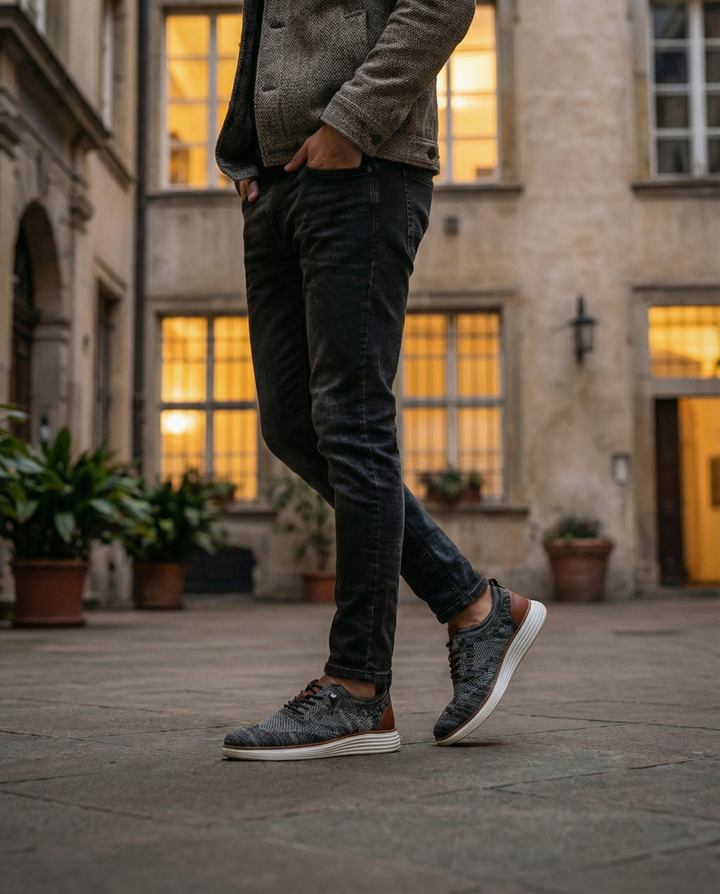 Men's Knit Sneakers – Wayfarer Comfort