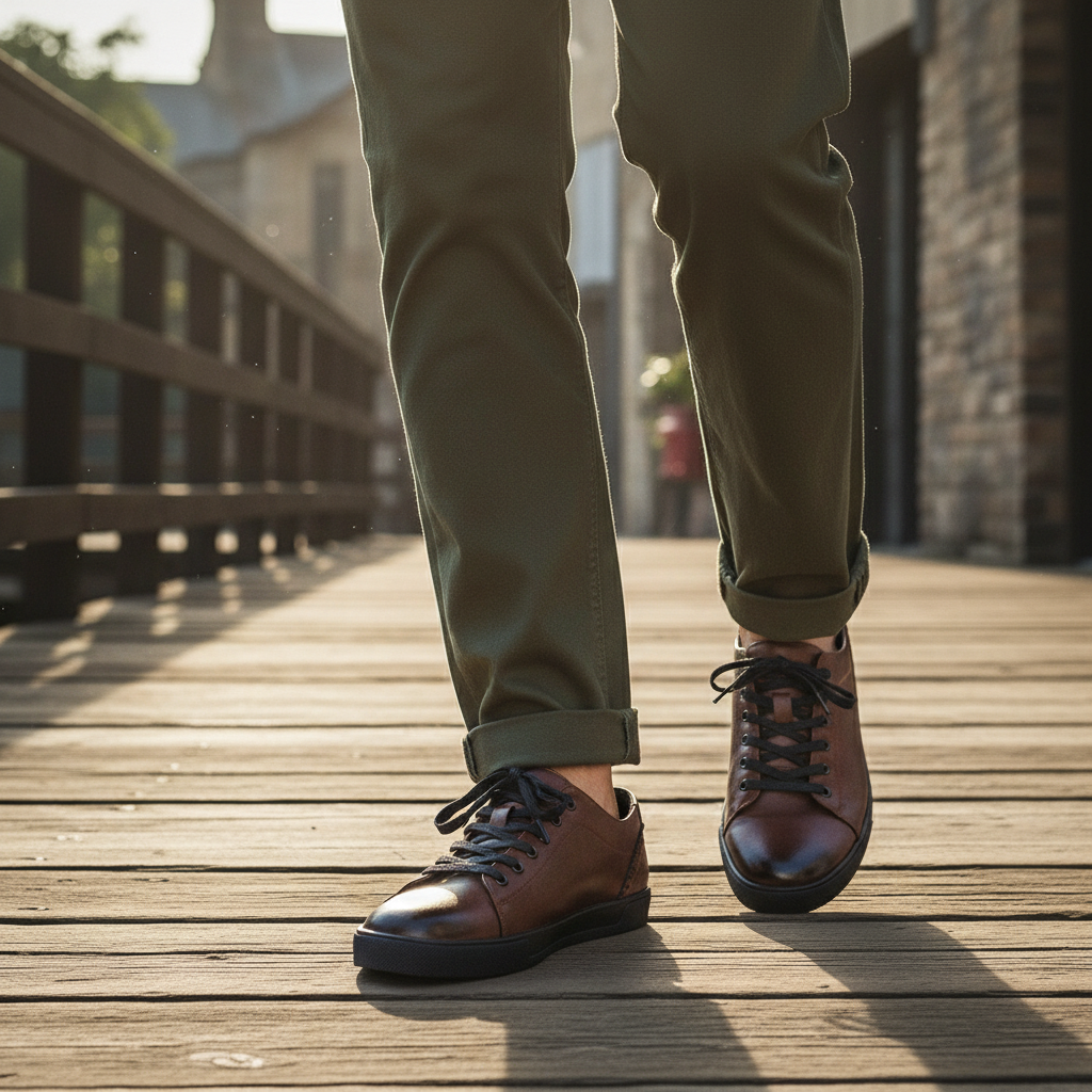 Men's Leather Low Shoes – Mercer Casual