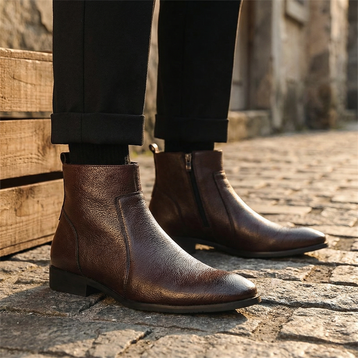 Men's Full-Grain Leather Boots – Rowan