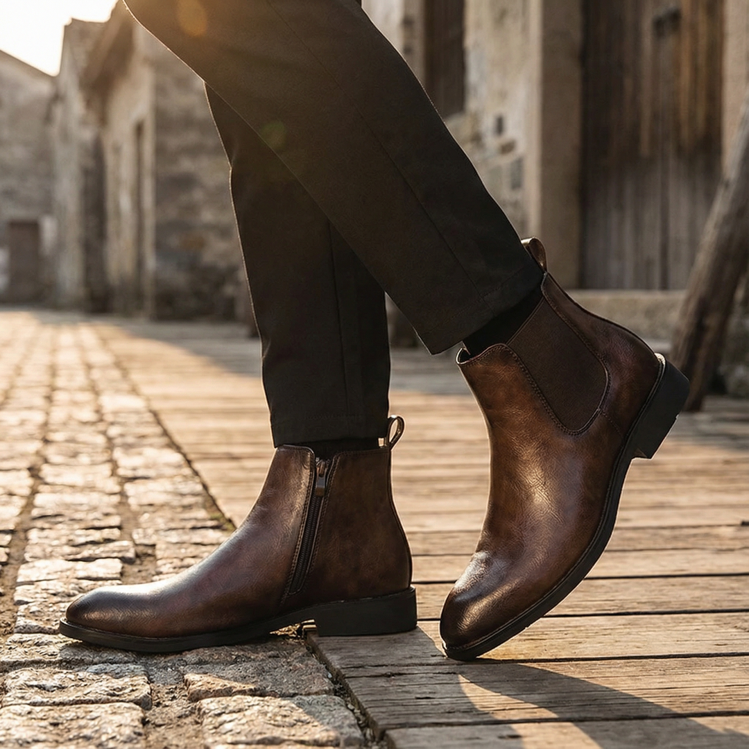 Men's Leather Chelsea Boots – Sutter