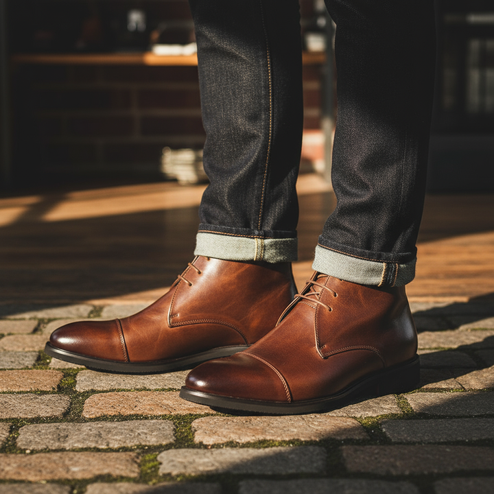 Men's Leather Chukka Boots – Mercer