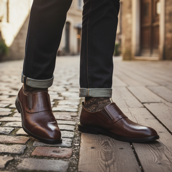 Men's Leather Slip-On Shoes – Hawthorne