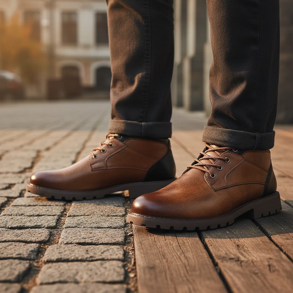 Men's Leather Boots – Dakota Rugged Style