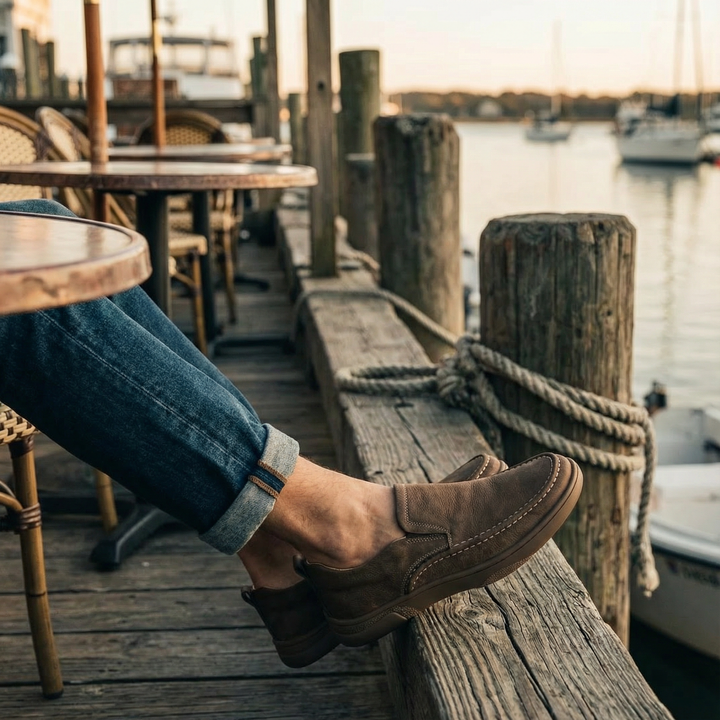 Men's Leather Loafers – Homestead Comfort