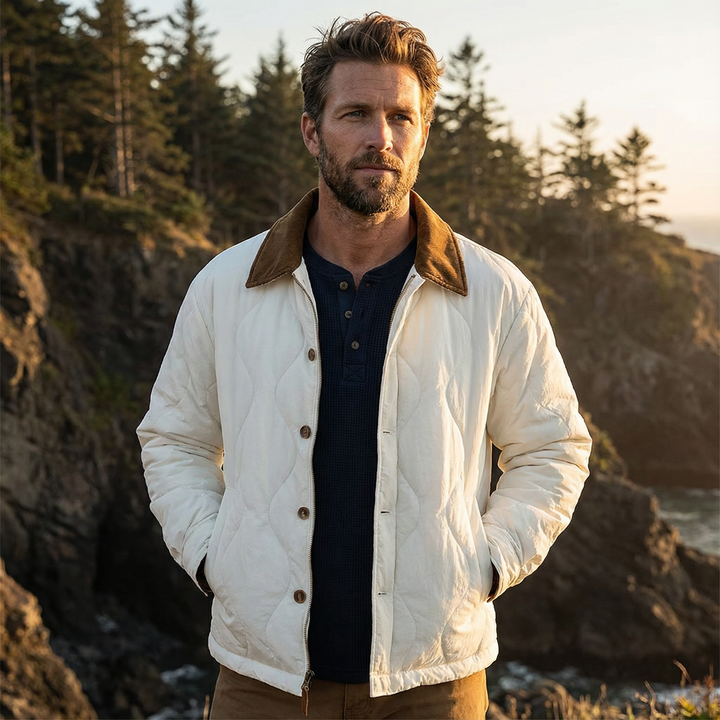 Men's Timberline Quilted Jacket – Warm Cotton Outerwear