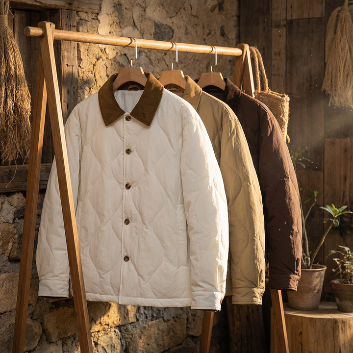 Men's Timberline Quilted Jacket – Warm Cotton Outerwear
