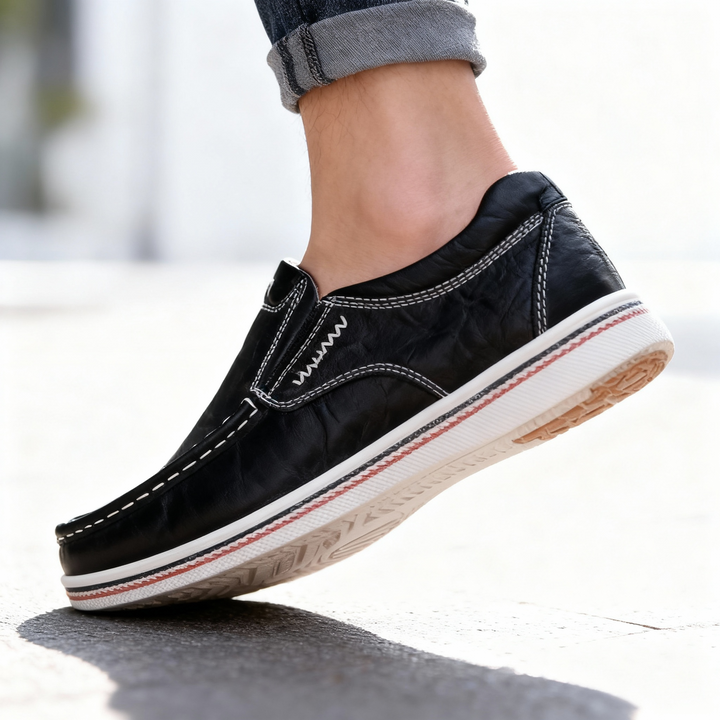 Men's Full-Grain Leather Casual Loafers