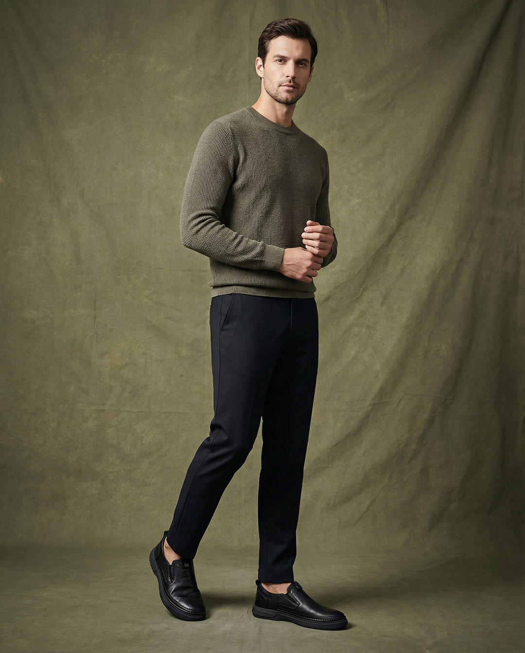 Men's Leather Slip-On Shoes – Workday Comfort