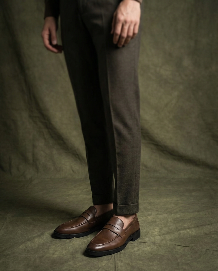 Men's Leather Loafers – Classic Smart Casual Style