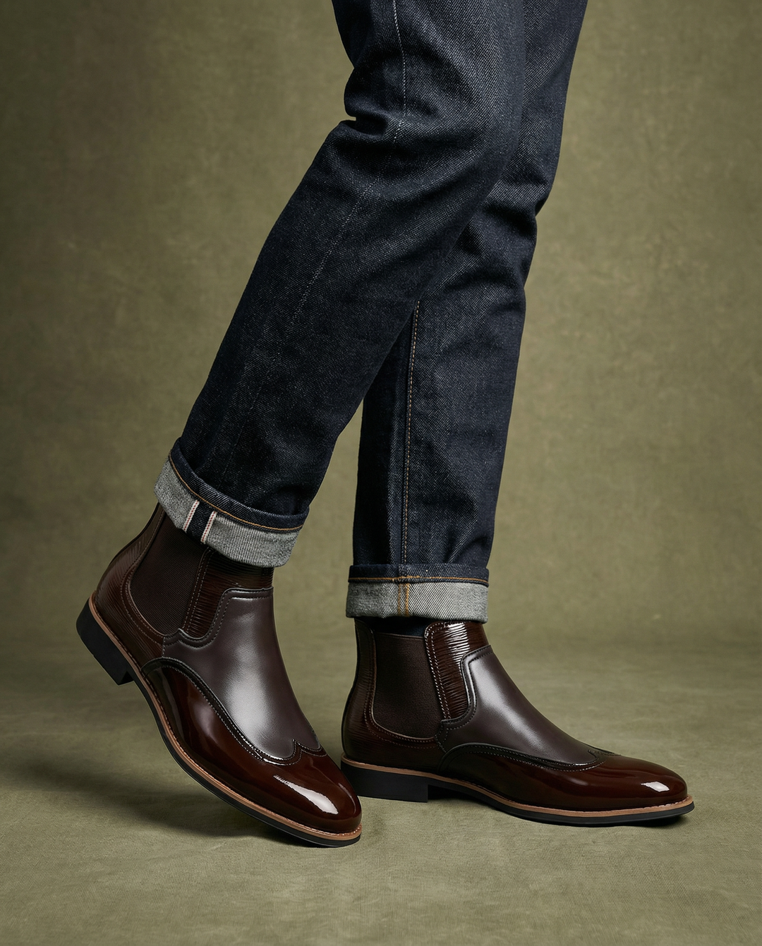 Men's Leather Chelsea Boots – Easy Slip-On Comfort