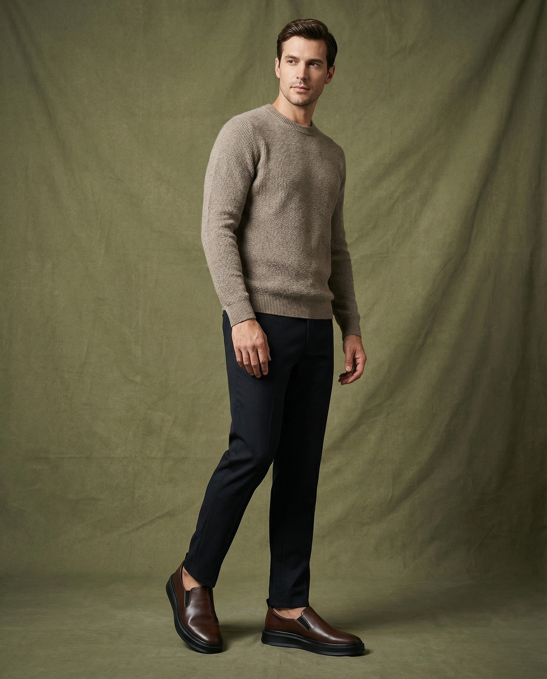 Men's Leather Slip-On Shoes – Harbor