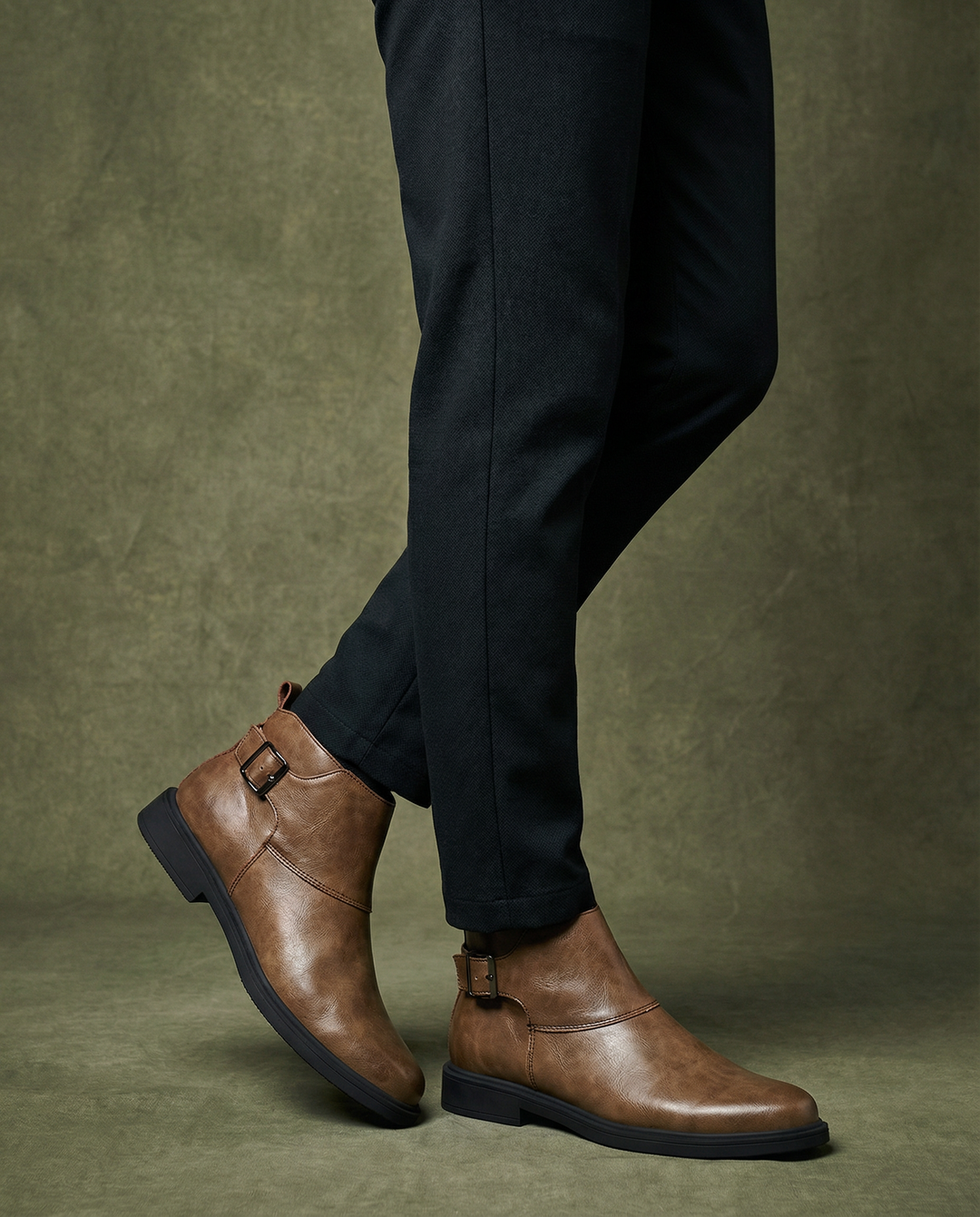 Men's Leather Boots – Easy On-Off Everyday Comfort