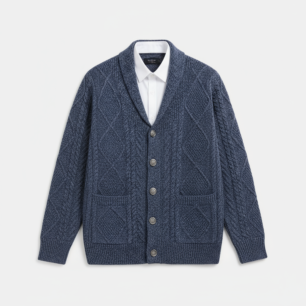 Men's Wool Cardigan Sweater – Warm Everyday Style