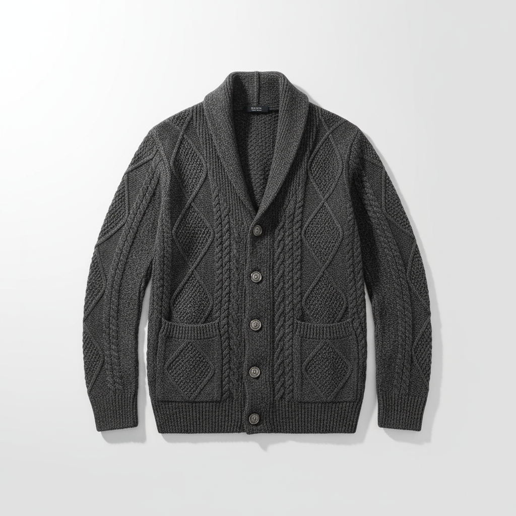 Men's Wool Cardigan Sweater – Warm Everyday Style