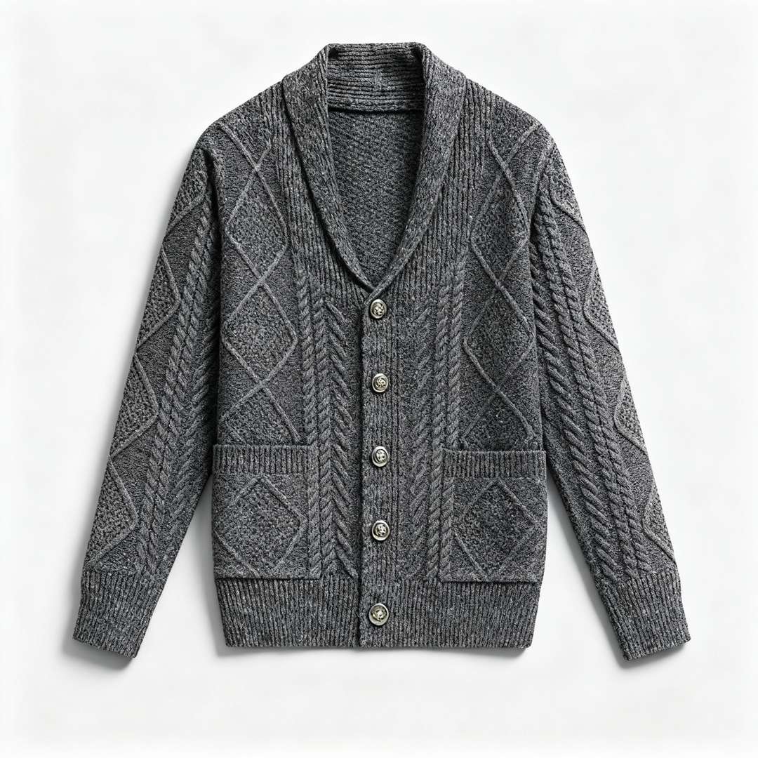 Men's Wool Cardigan Sweater – Warm Everyday Style