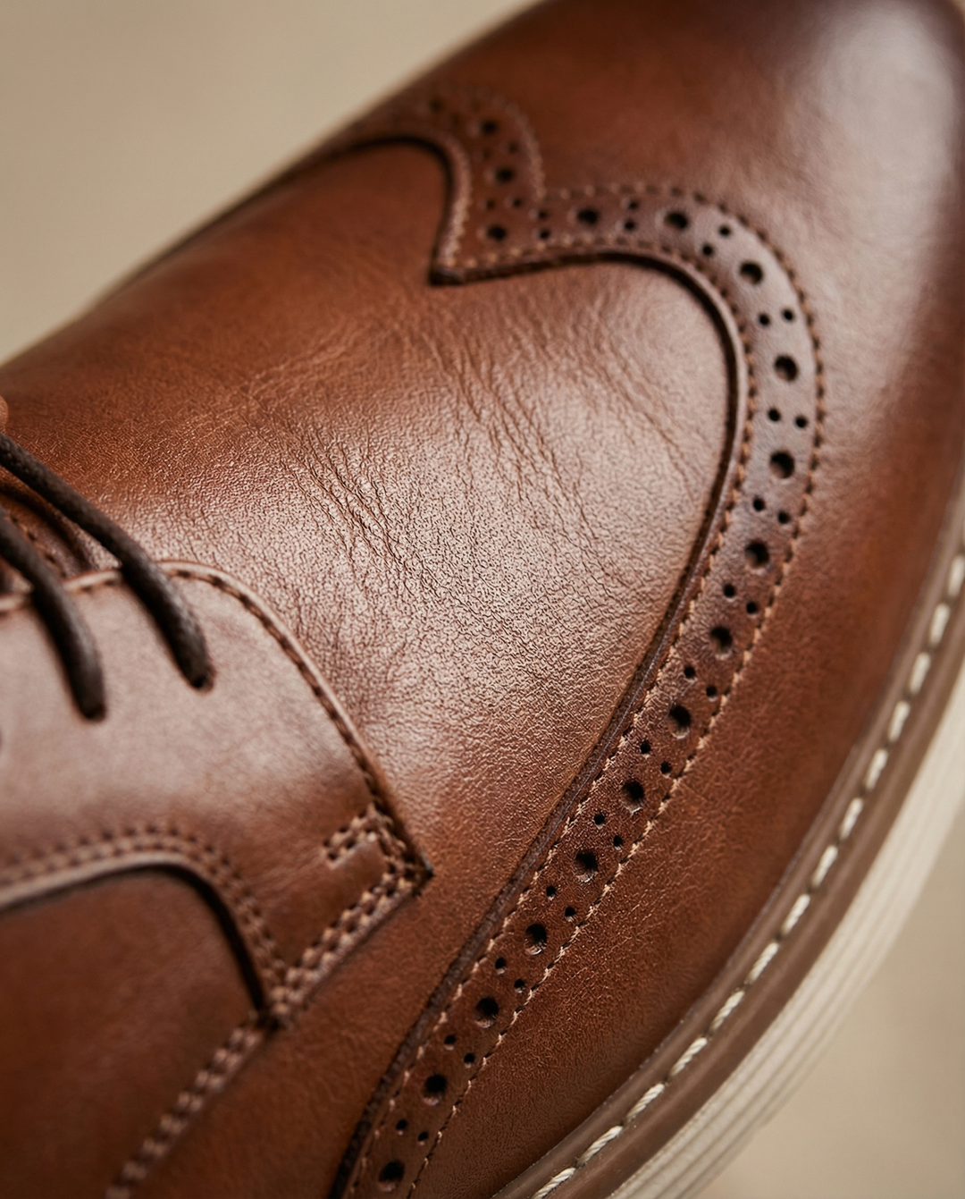 Men's Leather Wingtip Shoes – Classic Smart Style