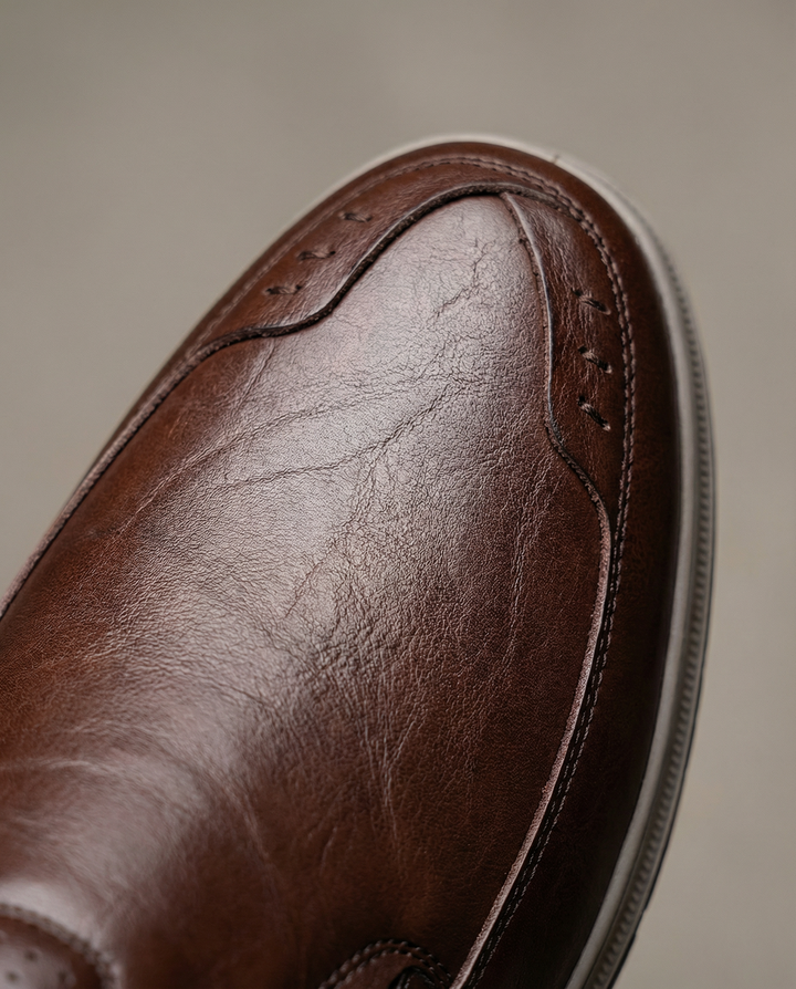 Men's Leather Slip-On Shoes – Stonebrook