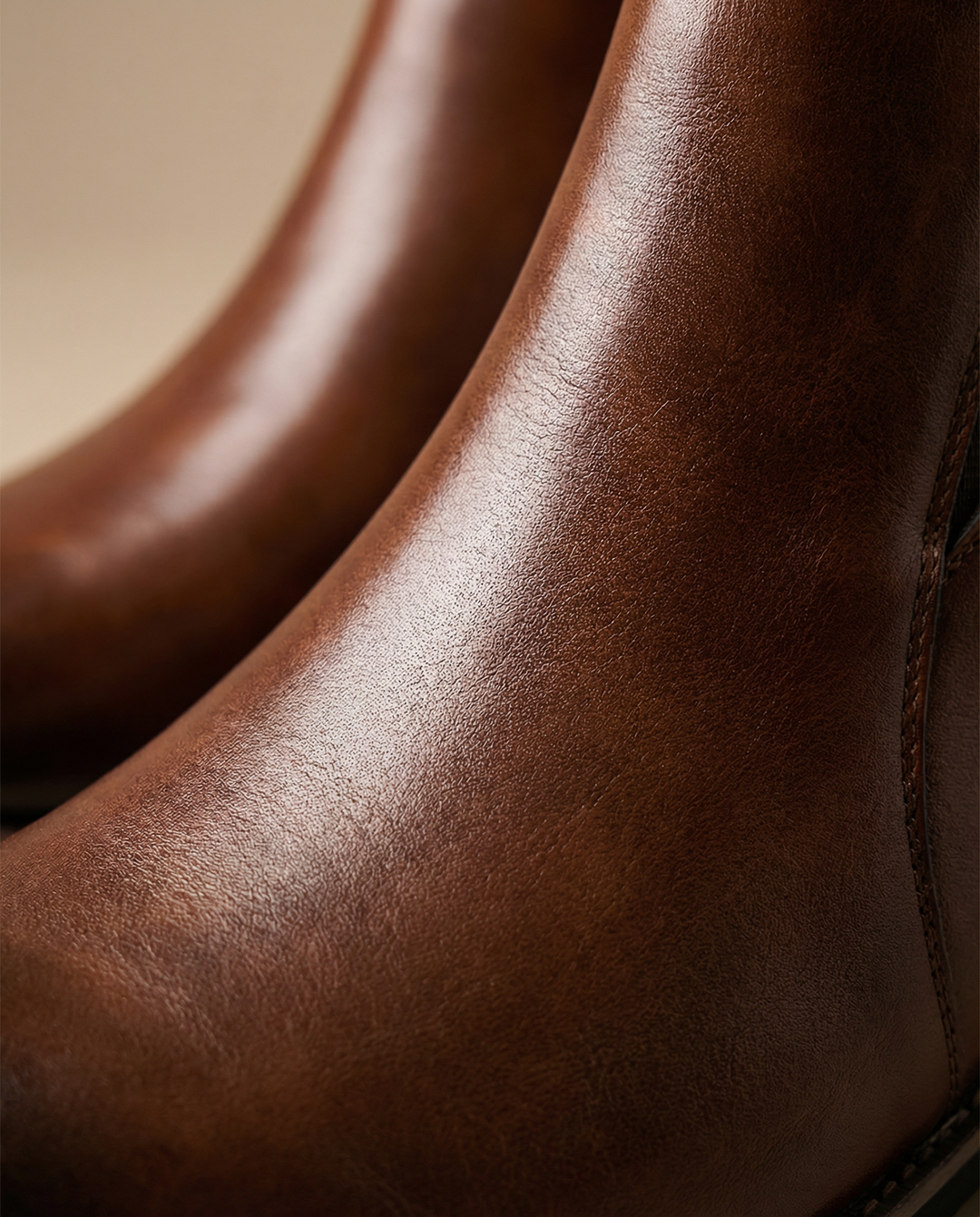 Men's Leather Chelsea Boots – Side Zip Comfort