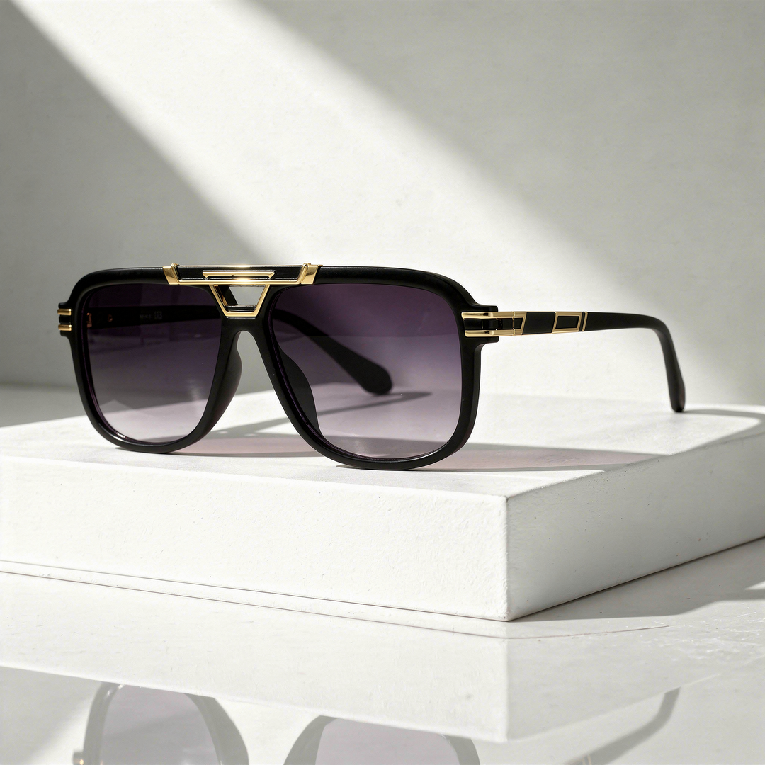 Men's UV400 Oversized Square Sunglasses – Gradient