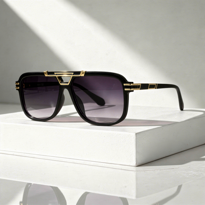 Men's UV400 Oversized Square Sunglasses – Gradient