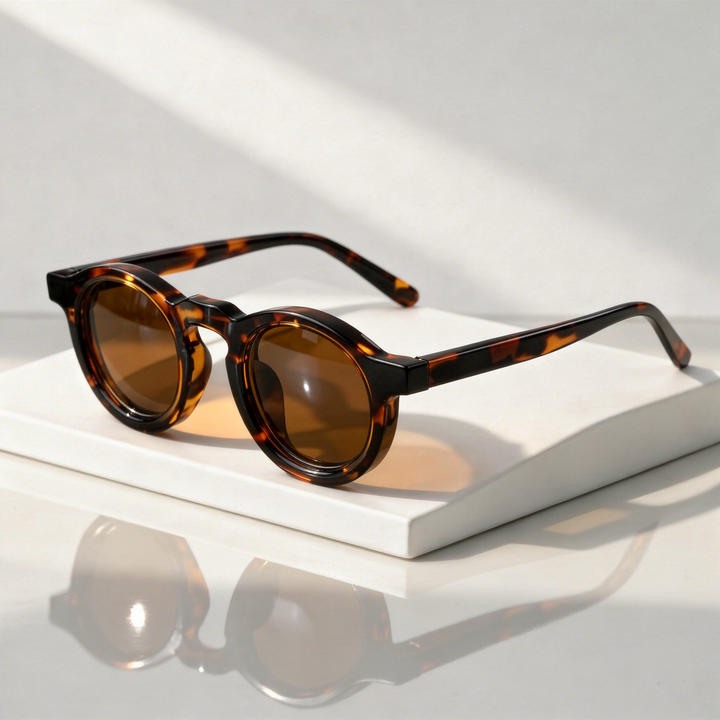 Unisex UV400 Round Sunglasses – Gradient Lenses
