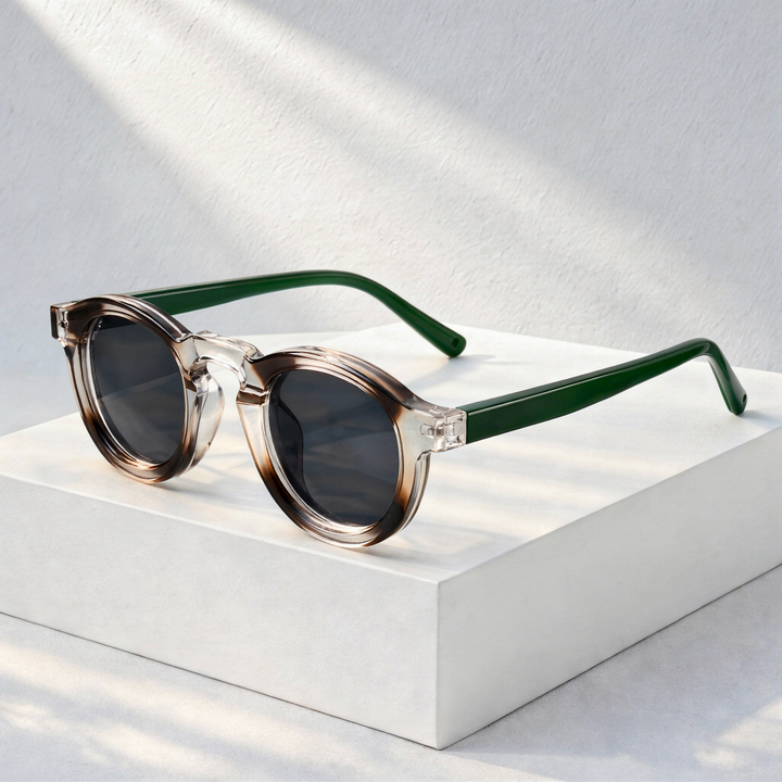 Unisex UV400 Round Sunglasses – Gradient Lenses