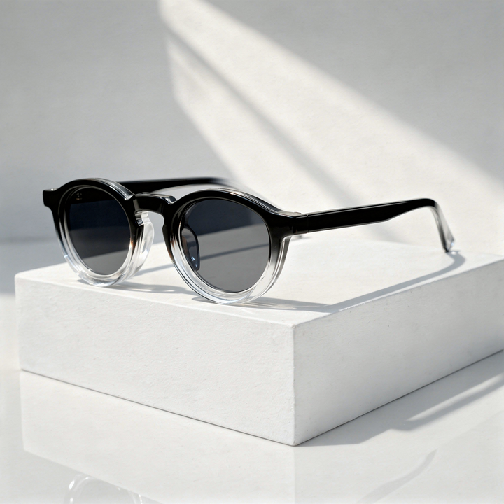 Unisex UV400 Round Sunglasses – Gradient Lenses