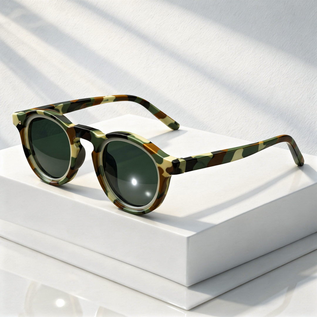 Unisex UV400 Round Sunglasses – Gradient Lenses