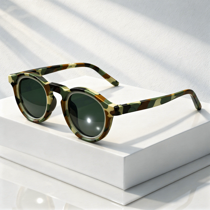 Unisex UV400 Round Sunglasses – Gradient Lenses