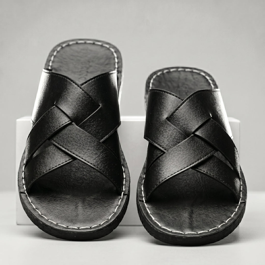 Rowan | Leather Slide Sandals