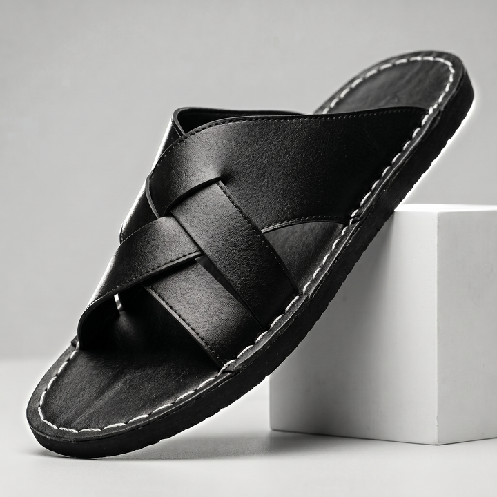 Rowan | Leather Slide Sandals