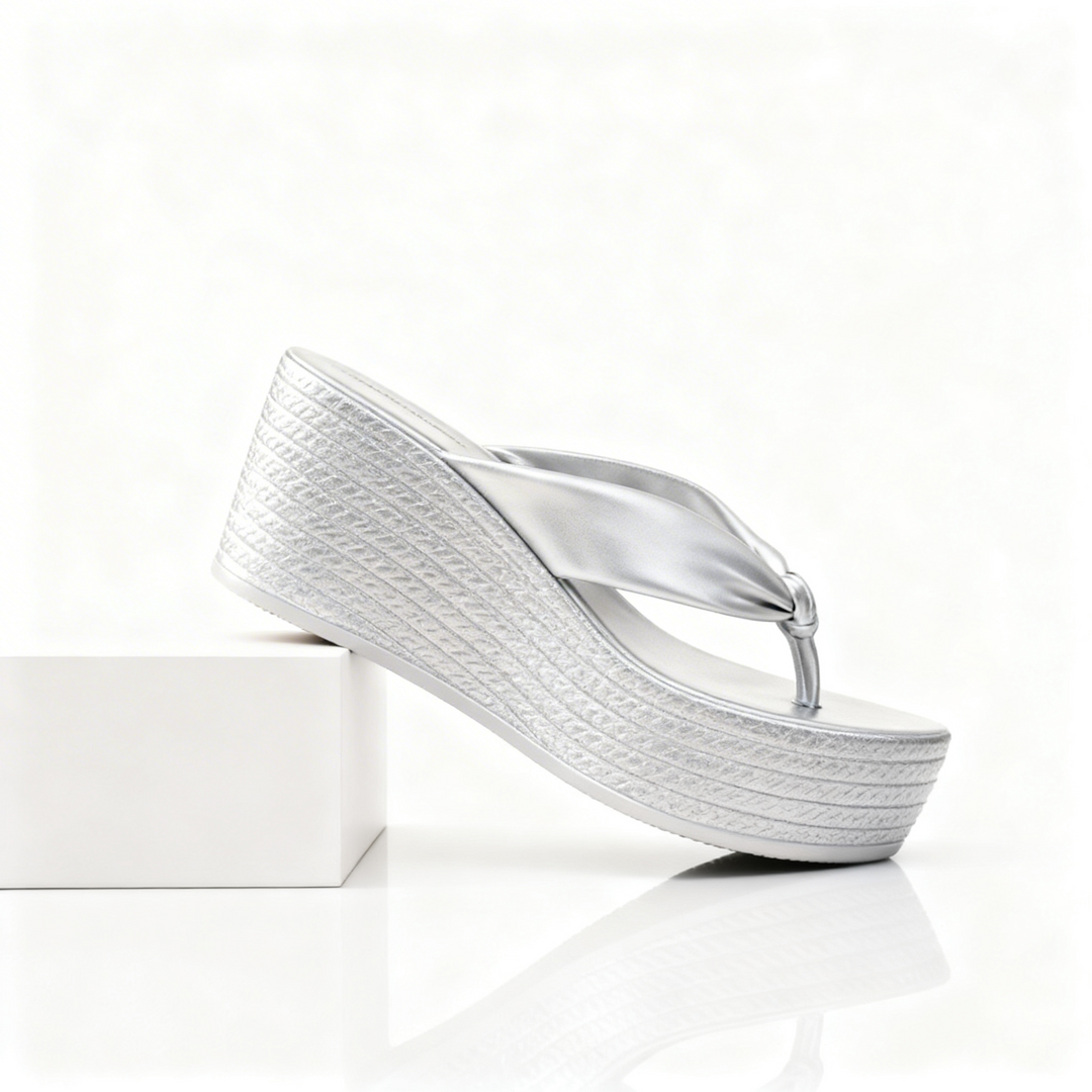 Women's Chunky Platform Wedge Sandals – Comfortable Lift