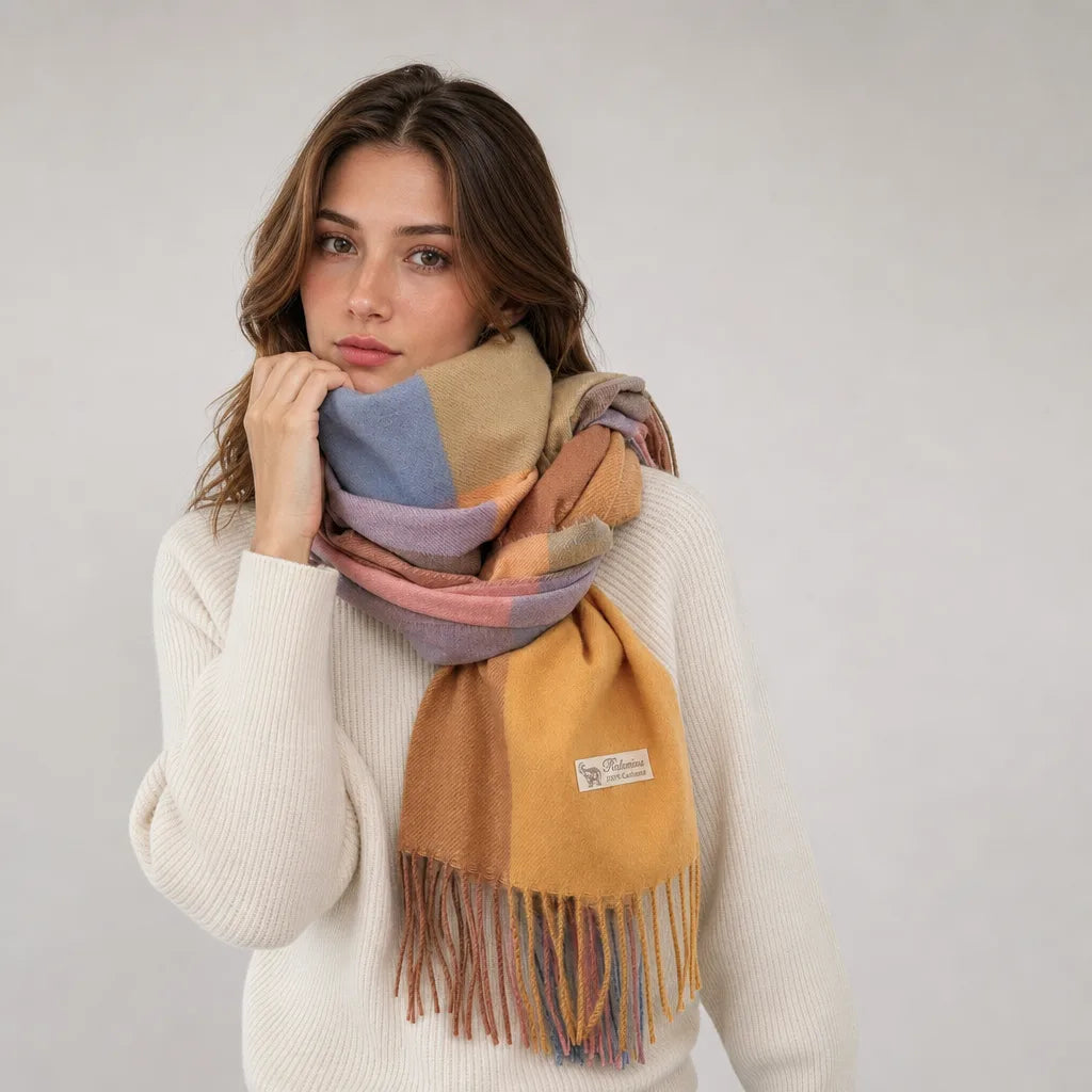 Freja | Womens Oversized Cashmere Winter Scarf