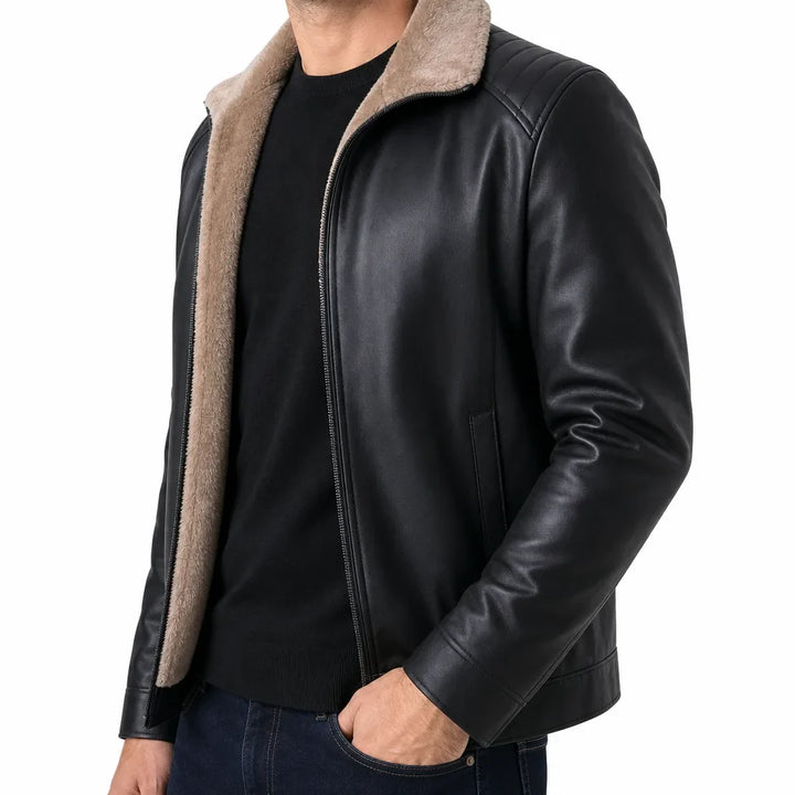 Men’s Lined Zip Jacket for Everyday Wear