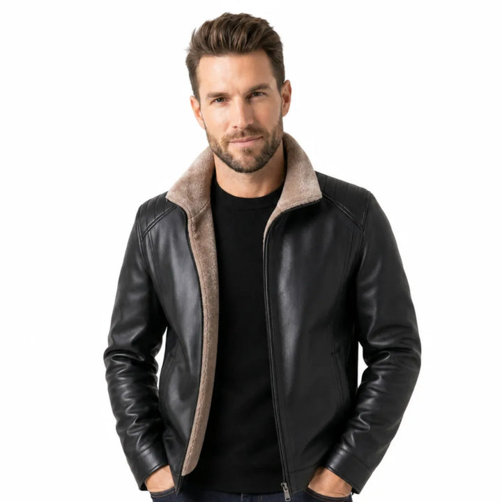 Men’s Lined Zip Jacket for Everyday Wear