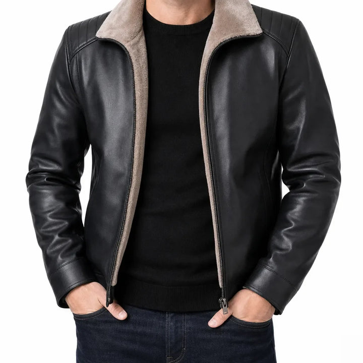 Men’s Lined Zip Jacket for Everyday Wear