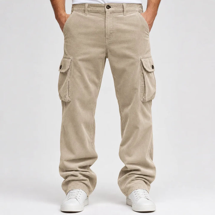 Men's Baggy Work Cargo Pants | Cotton Straight Leg